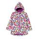 Hatley Girl's Microfiber Rain Jacket, Kaleidoscope Butterflies, 6 Years