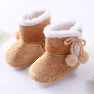 Baywell – bottines d'hiver antidérapantes pour bébé garçon de 0 à 18 mois chaussures de neige