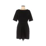 Forever 21 Casual Dress - A-Line: Black Solid Dresses - Women's Size Medium