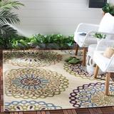 SAFAVIEH Veranda Felizitas Geometric Medallion Indoor/Outdoor Area Rug