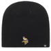 Men's '47 Black Minnesota Vikings Primary Logo Knit Beanie