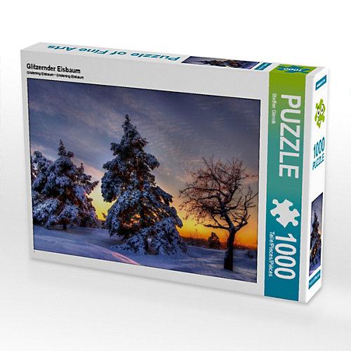 Puzzle CALVENDO Puzzle Glitzernder Eisbaum - 1000 Teile Foto-Puzzle glückliche Stunden Kinder