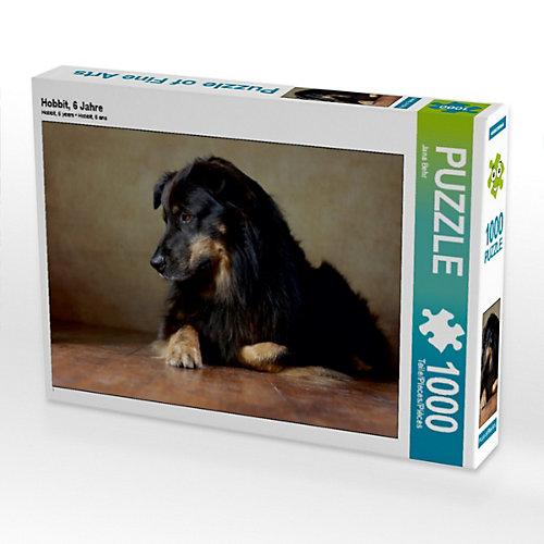 Puzzle CALVENDO Puzzle Hobbit, 6 Jahre - 1000 Teile Foto-Puzzle glückliche Stunden Kinder