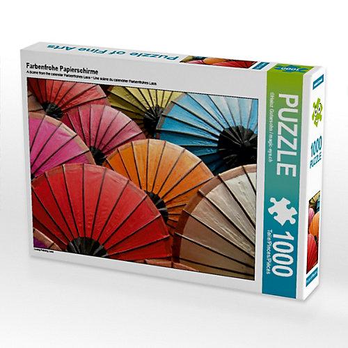Puzzle Farbenfrohe Papierschirme Foto-Puzzle Bild von magic-eye.ch Puzzle