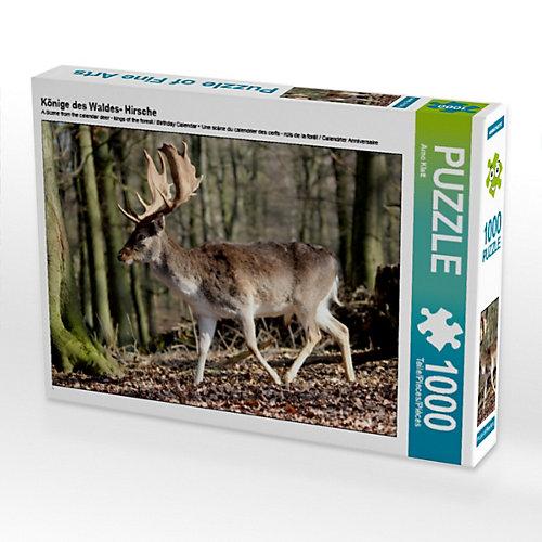 Puzzle CALVENDO Puzzle Könige des Waldes- Hirsche - 1000 Teile Foto-Puzzle glückliche Stunden Kinder