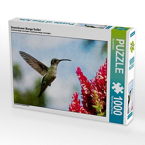 Puzzle CALVENDO Puzzle Dominikaner Mango Kolibri - 1000 Teile Foto-Puzzle glückliche Stunden Kinder