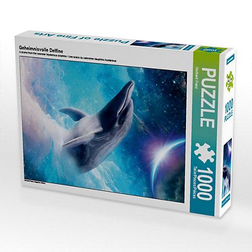 Puzzle CALVENDO Puzzle Geheimnisvolle Delfine - 1000 Teile Foto-Puzzle glückliche Stunden Kinder
