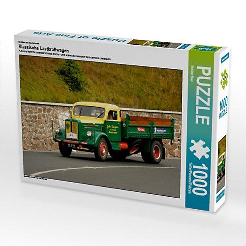 Puzzle CALVENDO Puzzle Klassische Lastkraftwagen - 1000 Teile Foto-Puzzle glückliche Stunden Kinder