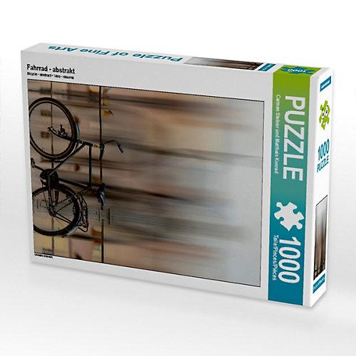 Puzzle CALVENDO Puzzle Fahrrad - abstrakt - 1000 Teile Foto-Puzzle glückliche Stunden Kinder