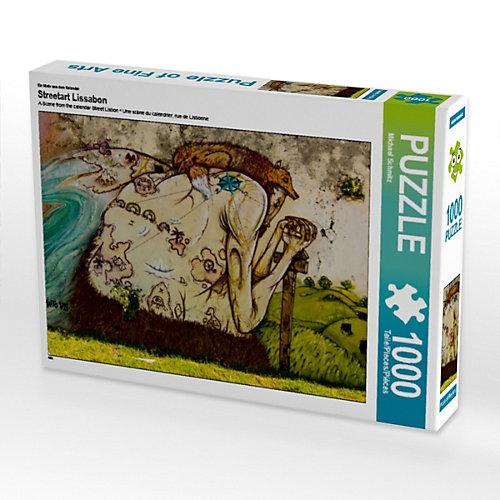Puzzle CALVENDO Puzzle Streetart Lissabon - 1000 Teile Foto-Puzzle glückliche Stunden Kinder