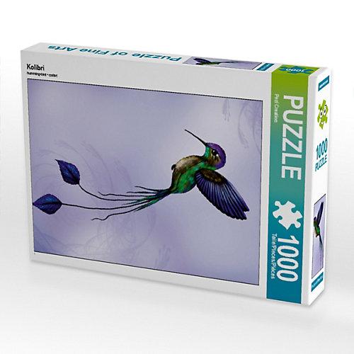 Puzzle CALVENDO Puzzle Kolibri - 1000 Teile Foto-Puzzle glückliche Stunden Kinder