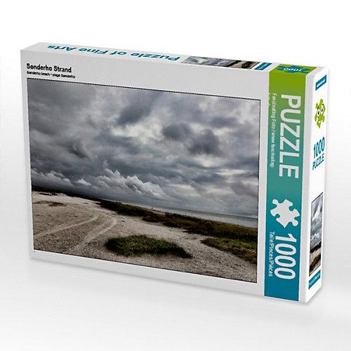 Puzzle CALVENDO Puzzle Sønderho Strand - 1000 Teile Foto-Puzzle glückliche Stunden Kinder