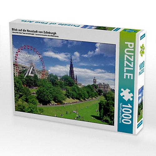 Puzzle CALVENDO Puzzle Blick auf die Neustadt von Edinburgh - 1000 Teile Foto-Puzzle glückliche Stunden Kinder