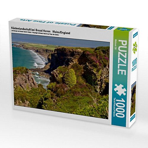Puzzle CALVENDO Puzzle Küstenlandschaft bei Broad Haven Wales/England - 1000 Teile Foto-Puzzle glückliche Stunden Kinder