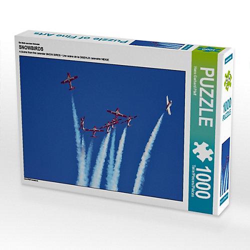 Puzzle CALVENDO Puzzle SNOWBIRDS - 1000 Teile Foto-Puzzle glückliche Stunden Kinder
