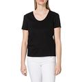 BOSS Womens C Egreaty1 Logo-Print Jersey T-Shirt in Mercerised Organic Cotton Black