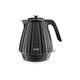 De'Longhi Ballerina Electric Kettle, 360° Swivel Base, Water Level Indicator, Cord Storage, KBD3001.BK, 3000 W, UK PLUG, Black