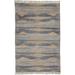 Elstow Eco-Friendly Moroccan Desert Rug, Latte Tan/Gray, 9ft x 12ft Area Rug - Weave & Wander 890R0815GRYBGEG00