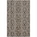 Oliena Modern Mid-century Tribal Rug, Steel Gray/Ivory, 2ft x 3ft Accent Rug - Weave & Wander 874R8627SLT000P00