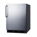 "24"" Wide Built-In All-Refrigerator - Summit Appliance FF6BKBI7SSTB"