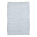 Tapis réversible en coton - tissé à la main - Gris 90x160