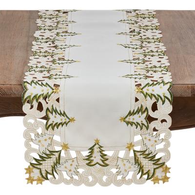 Christmas Trees Holiday Table Runner