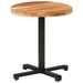 vidaXL Bistro Table Round Ã˜27.6"x29.5" Solid Acacia Wood