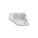 Kohler Tercet 60" X 60" Bath with Integral Flange and Center Drain White (K-1161-F-0)