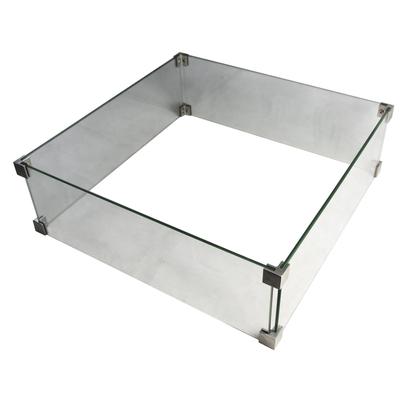 Elementi Outdoor Manhattan Fire Pit Square Wind Screen 22 x 22"