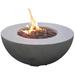 Modeno Roca Outdoor Firepit Table 34" Round Patio Heater - Natural Gas