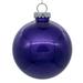 Vickerman 671467 - 4" Purple Glitter Ball Christmas Tree Ornament (6 pack) (N211066)