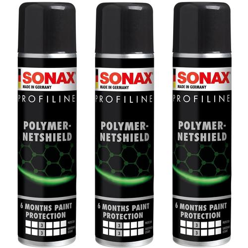 3x 340ml Sonax Profiline Polymer Netshield Lackversiegelung Glanzversiegelung
