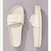 Anthropologie Shoes | Anthropologie Dr Scholls Laud Back Slides | Color: Cream/Gray | Size: 9