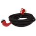 Valterra Mighty Cord 90 deg LED Detachable 50 Amp Power Cord w/ Handle Red 25ft A10-5025ED90