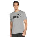 PUMA Herren Ess logo te T shirt, Medium Gray Heather, 4XL EU