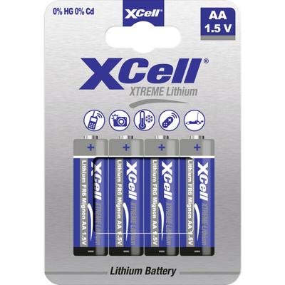 XCell xtreme FR6/L91 Mignon (AA)-Batterie Lithium 1.5 v 4 St. Image