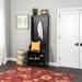 Prepac Hall Tree with Bench and Shoe Storage, Mudroom Bench with Storage and Hooks