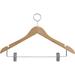 Wooden Closed Loop Security Hangers for Hotels and Hospitality, High Quality Anti-Theft Security Hangers