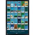 MLB 24.25'' x 35.75'' Framed Minimalist Art Poster
