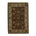 Brown/Green 45 x 0.25 in Area Rug - Bokara Rug Co, Inc. Hand-Knotted High-Quality Dark Gray Area Rug Viscose | 45 W x 0.25 D in | Wayfair