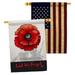 Angeleno Heritage 2-Sided Polyester 40 x 28 in. House Flag in Blue/Red/White | 40 H x 28 W in | Wayfair AH-MI-HP-137384-IP-BOAA-D-US21-AH