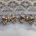 J. Crew Jewelry | J. Crew Rhinestone Bow Earrings | Color: Gold/White | Size: Os