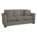 Braxton Culler Bridgeport 85" Flared Arm Sofa Bed w/ Reversible Cushions Polyester in Gray/Black/Brown | 35 H x 85 W x 38 D in | Wayfair