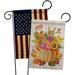 Angeleno Heritage Thanksgiving Bouquet 2-Sided Polyester 19 x 13 in. Garden Flag in Brown/Green/Yellow | 18.5 H x 13 W in | Wayfair