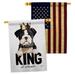 Angeleno Heritage 2-Sided Polyester 40 x 28 in. House Flag in Blue/Red/White | 40 H x 28 W in | Wayfair AH-PT-HP-137525-IP-BOAA-D-US21-AH