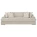 Bernhardt Andie 95" Recessed Arm Sofa in White/Brown | 32.5 H x 95 W x 40.5 D in | Wayfair N9727_1146-002_726AntiqueWhite