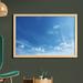 East Urban Home Ambesonne Sky Wall Art w/ Frame Sky Inspirational Sun Rays & Clouds Weather Environment Themed Idyllic Image | Wayfair