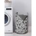 East Urban Home Ambesonne Paisley Laundry Bag Fabric in Black/Blue/Gray | 12.99 H x 12.99 W in | Wayfair D9EE65F71C5F4C75B22D869193B3D19A