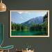 East Urban Home Ambesonne Nature Wall Art w/ Frame, Lake Surrounded By Forest At Mountain Valley Austrian Rural Scenery | Wayfair