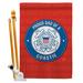 Breeze Decor 2-Sided Polyester 40 x 28 in. Flag Set in Blue/Red/White | 40 H x 28 W in | Wayfair BD-MI-HS-108517-IP-BO-D-US20-CG